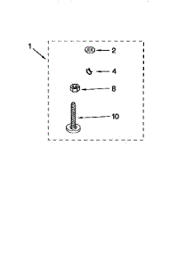 Miscellaneous parts for Kenmore Washer 110.26832690 (11026832690, 110 26832690) from AppliancePartsPros.com