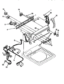 Control Panel parts for Kenmore Washer 110.26834691 (11026834691, 110 26834691) from AppliancePartsPros.com