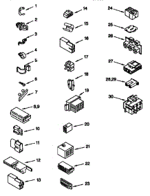 Wiring Harness parts for Kenmore Washer 110.26834692 (11026834692, 110 26834692) from AppliancePartsPros.com