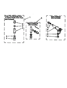 Water System parts for Kenmore Washer 110.26834692 (11026834692, 110 26834692) from AppliancePartsPros.com