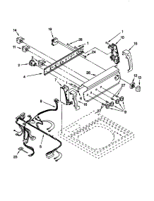 Control Panel parts for Kenmore Washer 110.26834694 (11026834694, 110 26834694) from AppliancePartsPros.com