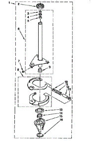 Brake And Drive Tube parts for Kenmore Washer 110.26842690 (11026842690, 110 26842690) from AppliancePartsPros.com
