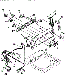 Control Panel parts for Kenmore Washer 110.26842690 (11026842690, 110 26842690) from AppliancePartsPros.com