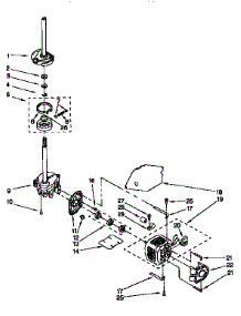 Motor And Pump parts for Kenmore Washer 110.26844691 (11026844691, 110 26844691) from AppliancePartsPros.com