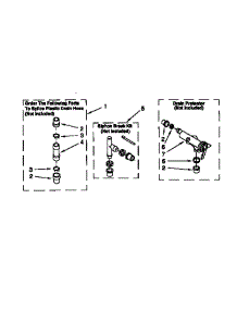 Water System parts for Kenmore Washer 110.26844692 (11026844692, 110 26844692) from AppliancePartsPros.com