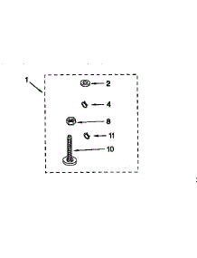Miscellaneous parts for Kenmore Washer 110.26844692 (11026844692, 110 26844692) from AppliancePartsPros.com