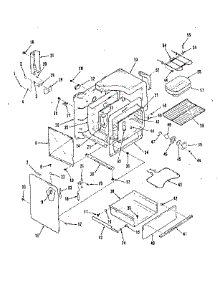 Body Section parts for Kenmore Range 103.9378410 (1039378410, 103 9378410) from AppliancePartsPros.com