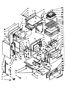 Body Section parts for Kenmore Range 103.9386740 (1039386740, 103 9386740) from AppliancePartsPros.com