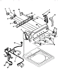 Control Panel parts for Kenmore Washer 110.27894790 (11027894790, 110 27894790) from AppliancePartsPros.com