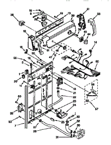 Controls And Rear Panel parts for Kenmore Washer 110.27982790 (11027982790, 110 27982790) from AppliancePartsPros.com