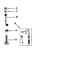 Miscellaneous parts for Kenmore Washer 110.27982790 (11027982790, 110 27982790) from AppliancePartsPros.com