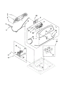 Console And Dispenser Parts parts for Kenmore Washer 110.28002010 (11028002010, 110 28002010) from AppliancePartsPros.com