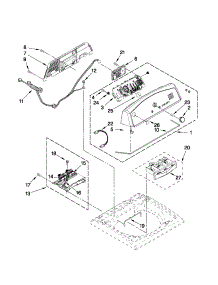 Console And Dispenser Parts parts for Kenmore Washer 110.28002012 (11028002012, 110 28002012) from AppliancePartsPros.com