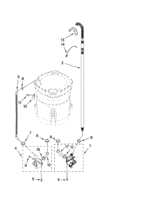 Pump Parts, Optional Parts (Not Included) parts for Kenmore Washer 110.28072800 (11028072800, 110 28072800) from AppliancePartsPros.com