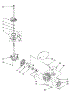 Brake, Clutch, Gearcase, Motor And Pump Parts
