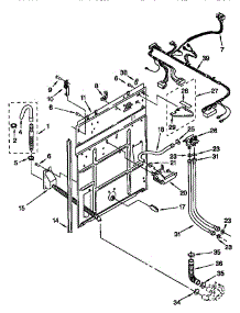 Rear Panel parts for Kenmore Washer 110.28299890 (11028299890, 110 28299890) from AppliancePartsPros.com