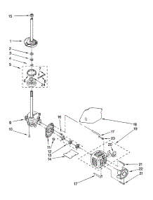 Brake, Clutch, Gearcase, Motor And Pump Parts parts for Kenmore Washer 110.28522701 (11028522701, 110 28522701) from AppliancePartsPros.com
