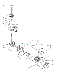 Brake, Clutch, Gearcase, Motor And Pump Parts parts for Kenmore Washer 110.28532700 (11028532700, 110 28532700) from AppliancePartsPros.com
