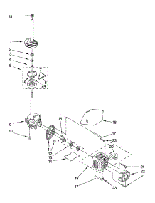 Brake, Clutch, Gearcase, Motor And Pump Parts parts for Kenmore Washer 110.28632700 (11028632700, 110 28632700) from AppliancePartsPros.com