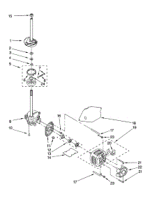 Brake, Clutch, Gearcase, Motor And Pump Parts parts for Kenmore Washer 110.28692700 (11028692700, 110 28692700) from AppliancePartsPros.com