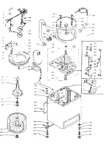 Machine Sub-Assembly parts for Kenmore Washer 110.5804752 (1105804752, 110 5804752) from AppliancePartsPros.com