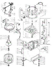 Machine Sub-Assembly parts for Kenmore Washer 110.5804802 (1105804802, 110 5804802) from AppliancePartsPros.com