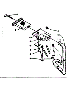Filter Assembly parts for Kenmore Washer 110.5804802 (1105804802, 110 5804802) from AppliancePartsPros.com