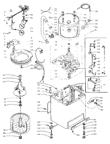 Machine Sub-Assembly parts for Kenmore Washer 110.5804803 (1105804803, 110 5804803) from AppliancePartsPros.com