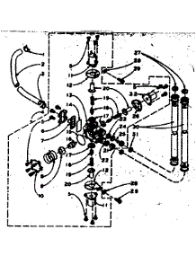 Water System parts for Kenmore Washer 110.5804850 (1105804850, 110 5804850) from AppliancePartsPros.com