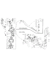 Water System parts for Kenmore Washer 110.5804850 (1105804850, 110 5804850) from AppliancePartsPros.com