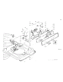 Machine Top Assembly parts for Kenmore Washer 110.5805750 (1105805750, 110 5805750) from AppliancePartsPros.com