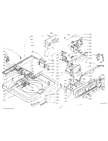 Machine Top Assembly parts for Kenmore Washer 110.5805800 (1105805800, 110 5805800) from AppliancePartsPros.com