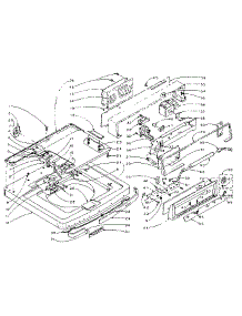 Machine Top Assembly parts for Kenmore Washer 110.5805851 (1105805851, 110 5805851) from AppliancePartsPros.com