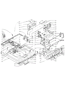 Machine Top Assembly parts for Kenmore Washer 110.5805852 (1105805852, 110 5805852) from AppliancePartsPros.com