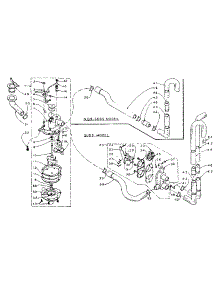 Water System parts for Kenmore Washer 110.5805853 (1105805853, 110 5805853) from AppliancePartsPros.com