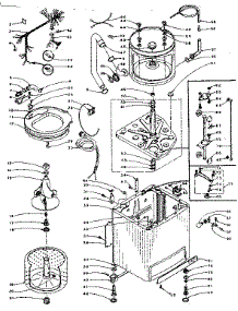 Machine Sub-Assembly parts for Kenmore Washer 110.5805854 (1105805854, 110 5805854) from AppliancePartsPros.com