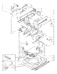Top And Console Assembly parts for Kenmore Washer 110.5805950 (1105805950, 110 5805950) from AppliancePartsPros.com