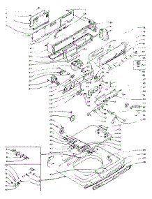 Top And Console Assembly parts for Kenmore Washer 110.5805951 (1105805951, 110 5805951) from AppliancePartsPros.com
