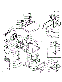 Machine Sub-Assembly parts for Kenmore Dryer 110.5807100 (1105807100, 110 5807100) from AppliancePartsPros.com