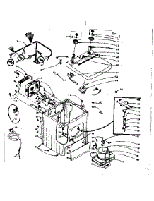 Machine Sub-Assembly parts for Kenmore Dryer 110.5807410 (1105807410, 110 5807410) from AppliancePartsPros.com