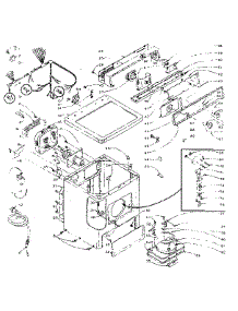 Machine Sub-Assembly parts for Kenmore Dryer 110.5807501 (1105807501, 110 5807501) from AppliancePartsPros.com