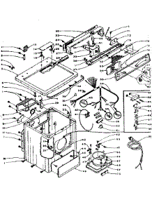 Machine Sub-Assembly parts for Kenmore Dryer 110.5807701 (1105807701, 110 5807701) from AppliancePartsPros.com