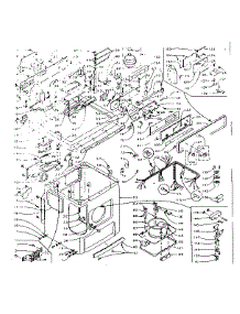 Machine Sub-Assembly parts for Kenmore Dryer 110.5808950 (1105808950, 110 5808950) from AppliancePartsPros.com