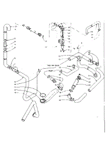 Water System parts for Kenmore Washer Dryer Combo 110.5809106 (1105809106, 110 5809106) from AppliancePartsPros.com