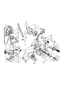 Machine Drive parts for Kenmore Washer Dryer Combo 110.5809500 (1105809500, 110 5809500) from AppliancePartsPros.com