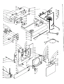 Top And Front parts for Kenmore Washer Dryer Combo 110.5809500 (1105809500, 110 5809500) from AppliancePartsPros.com