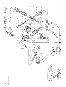 Water System parts for Kenmore Washer Dryer Combo 110.5809502 (1105809502, 110 5809502) from AppliancePartsPros.com