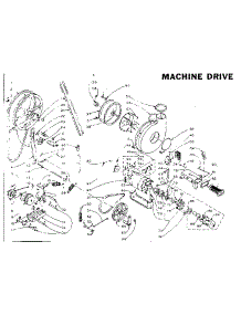 Machine Drive parts for Kenmore Washer Dryer Combo 110.5809503 (1105809503, 110 5809503) from AppliancePartsPros.com