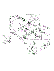 Water System parts for Kenmore Washer Dryer Combo 110.5809800 (1105809800, 110 5809800) from AppliancePartsPros.com