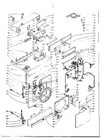 Top And Front parts for Kenmore Washer Dryer Combo 110.5809800 (1105809800, 110 5809800) from AppliancePartsPros.com